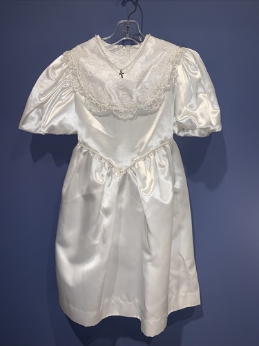 Girls vintage white catholic - girls, 7