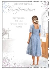 Confirmation Card For Girls -