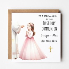 Personalised Communion Card