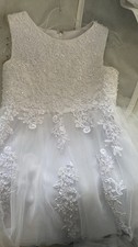 Girls' White Dress for